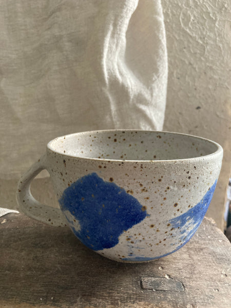 Mug - White and blue swoosh