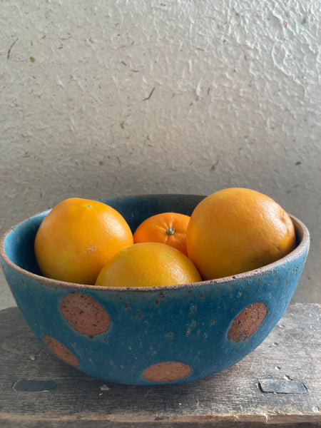 Large bowl - spotty dotty