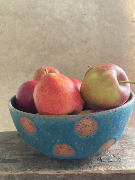 Large bowl - spotty dotty
