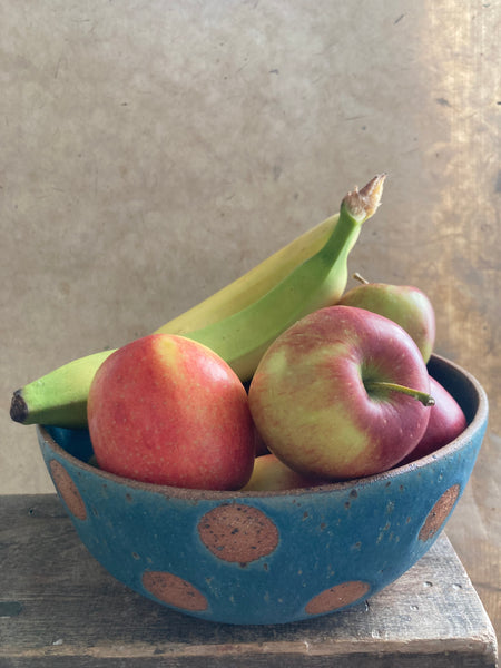 Large bowl - spotty dotty