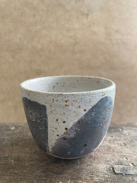 Cup - White and Charcoal