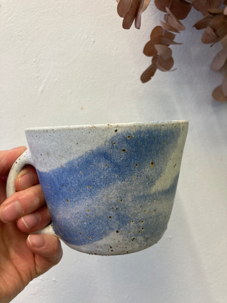 Large mug - Blue Swoosh