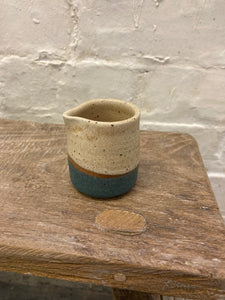 Small pourer - cream and teal