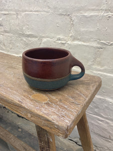 Mug - Teal and Tenmoku