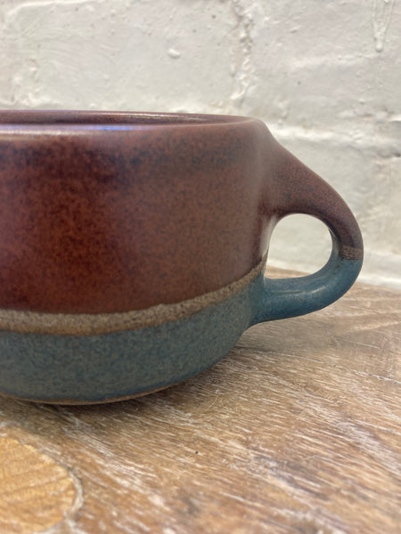 Mug - Teal and Tenmoku