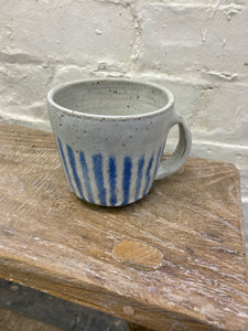 Large mug - blue stripes