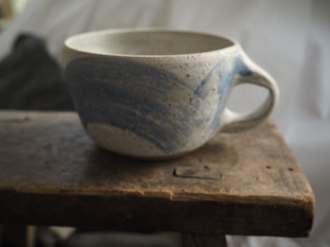 Mug - White and Blue