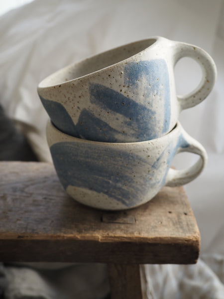 Mug - White and Blue