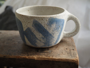 Mug - White and Blue