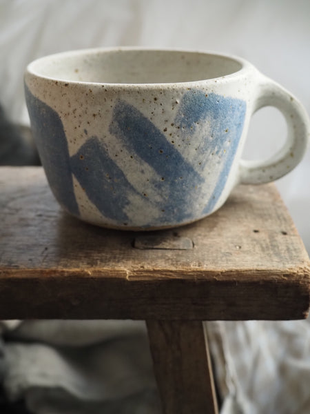 Mug - White and Blue