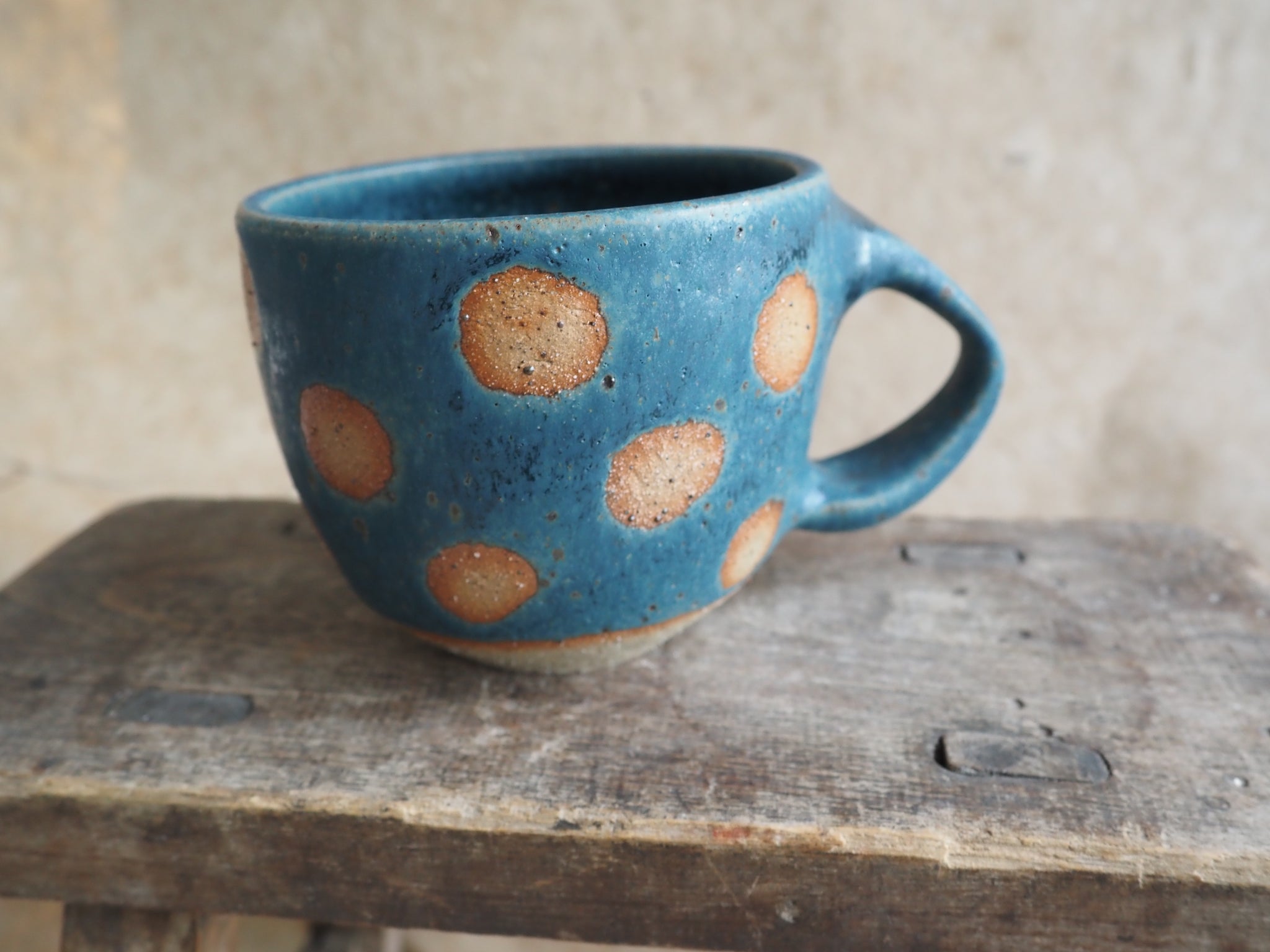 Mug - Teal Spotty Dotty