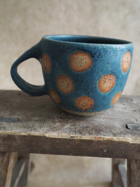 Mug - Teal Spotty Dotty