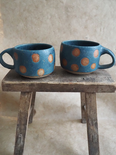 Mug - Teal Spotty Dotty