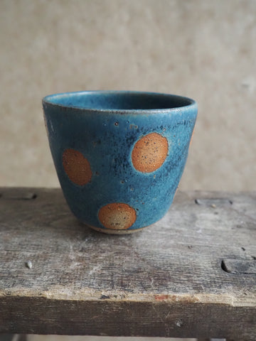 Cup - Teal Spotty Dotty