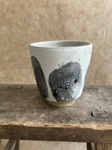 Cup - White and Charcoal