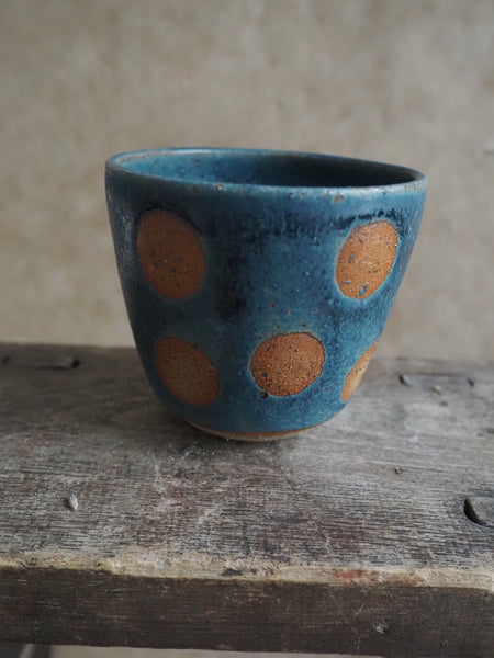 Cup - Teal Spotty Dotty