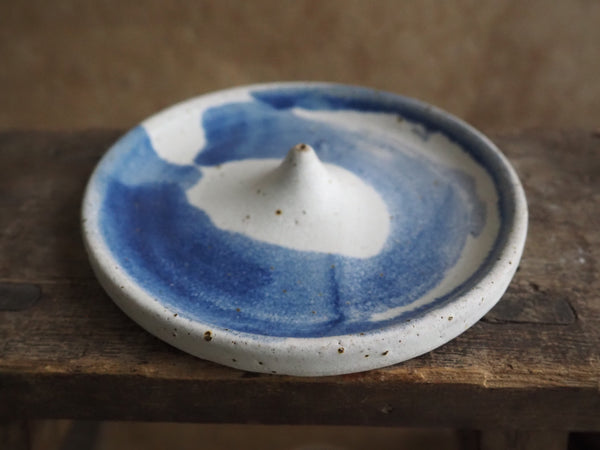 Incense holder - White and Blue