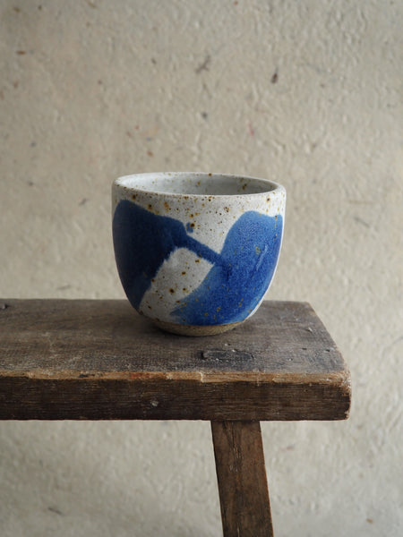 Cup - White and Blue