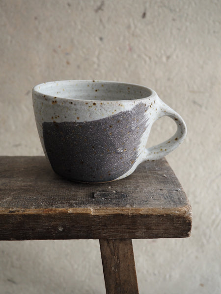 Mug - White and Charcoal swoosh