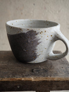 Mug - White and Charcoal swoosh