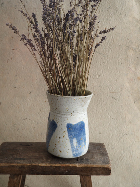 Large vase - blue stripes