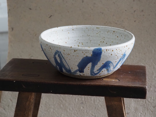 Large bowl - blue wiggle