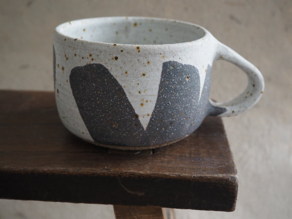 Mug - White and Charcoal